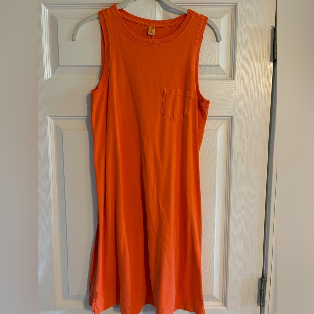 Old Navy Orange Tank Top Tshirt Dress